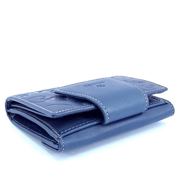 Billetero 1059 Piel Bufalo Amichi Azul - Imagen 4