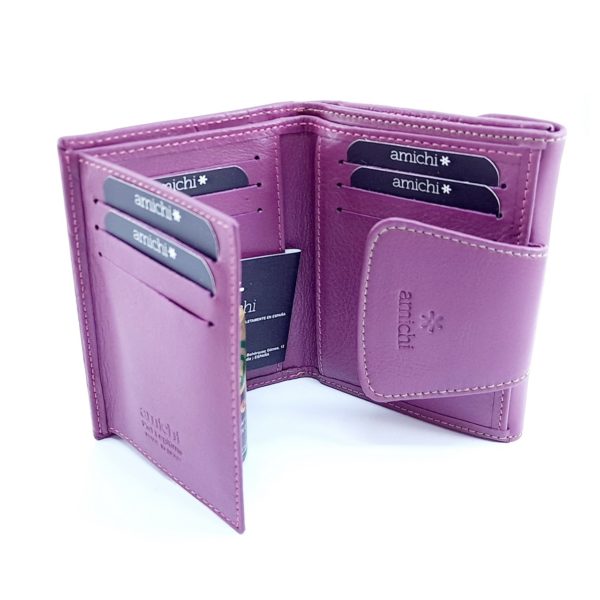 Billetero 1059 Piel Bufalo Amichi Mora - Imagen 2