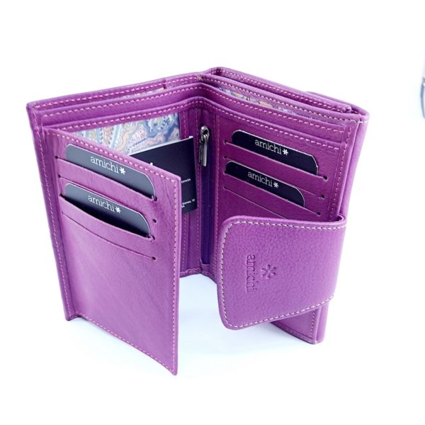 Billetero 1115 Piel Bufalo Amichi Mora - Imagen 2