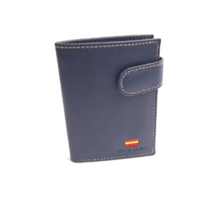 Cartera Piel Bandera Azul