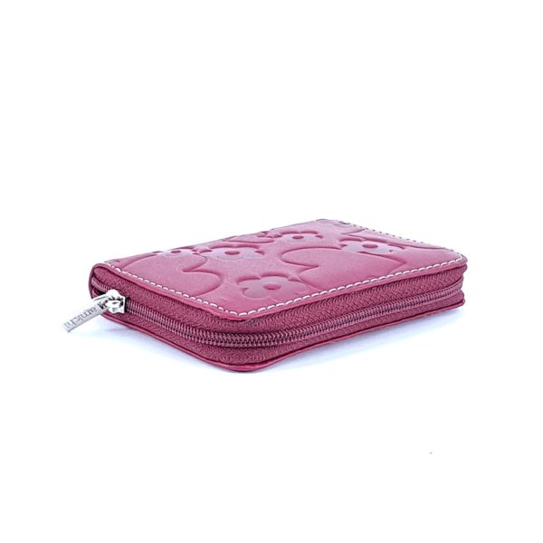 1093_rojo4 Monedero 1093 Piel Bufalo Amichi Rojo - Imagen 3
