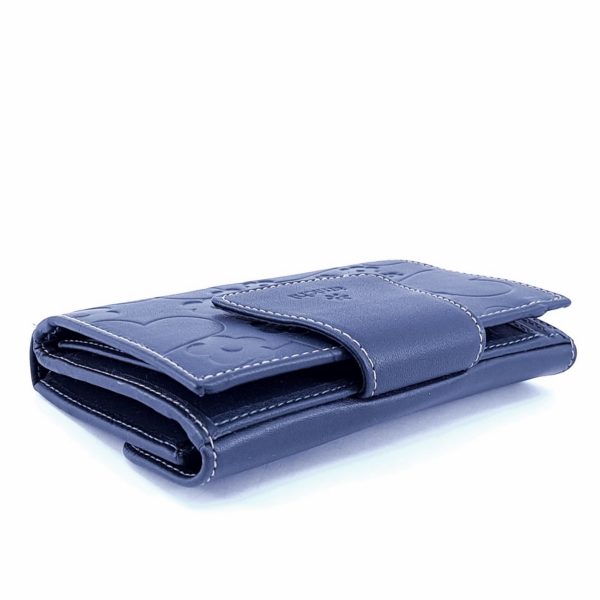 Billetero 1115 Piel Bufalo Amichi Azul - Imagen 4