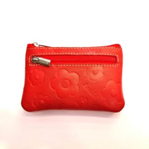 Monedero 234 Piel Bufalo Amichi Rojo