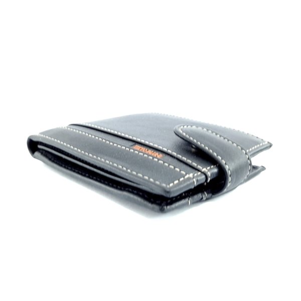 Americano Monedero 425 Piel Nature Titto Bluni Negro - Imagen 3