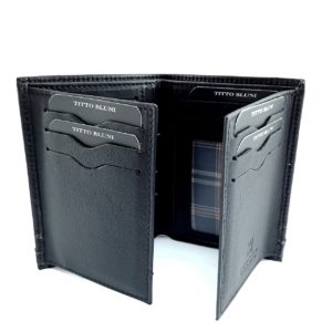 Cartera Piel Negro