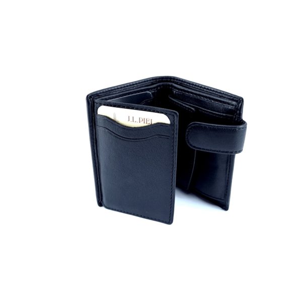 Cartera Monedero 57118 Piel Classic JL Negro - Imagen 2