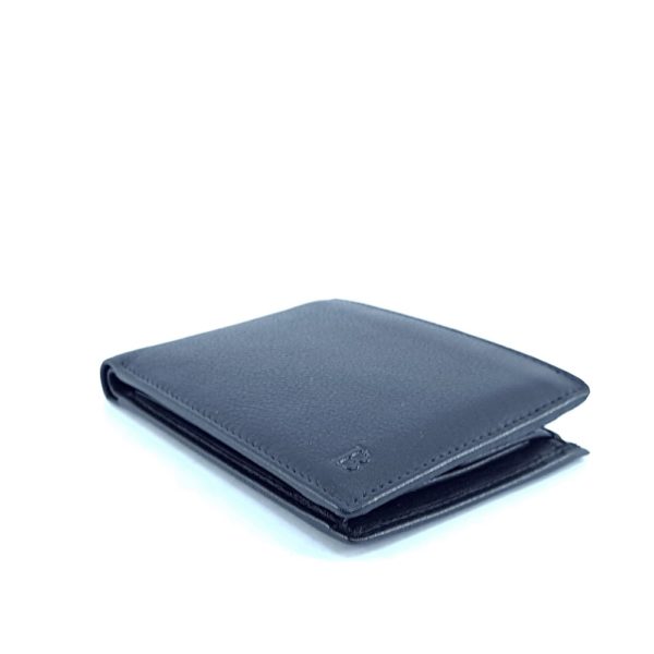 Americano Monedero Piel Negro