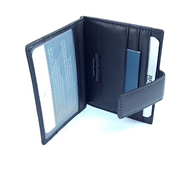 3334_negro_2 Tarjetero Piel Negro