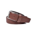 Cinturon Piel Grabada Marron