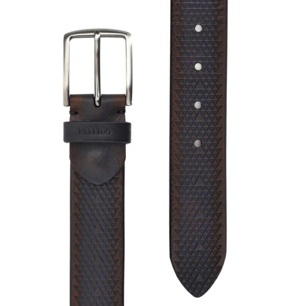 Cinturon 0535 Piel Pintada Bellido Marron - Imagen 2