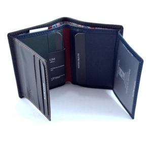 Cartera Piel Negro