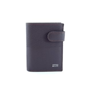 Cartera Monedero Piel Marron