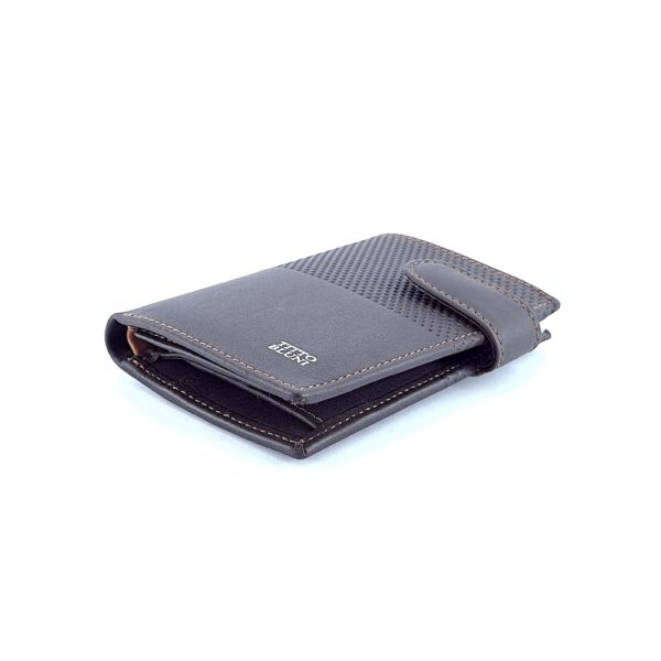 Cartera Monedero Piel Marron