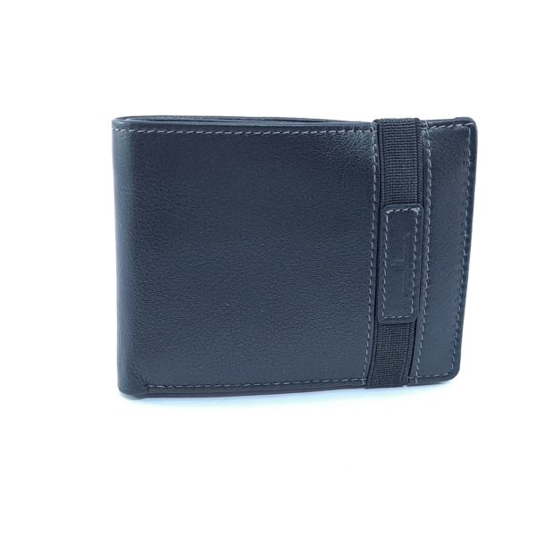 Americano Elastico Piel Negro
