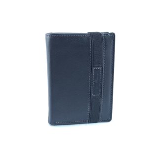 Cartera Elastico Piel Negro