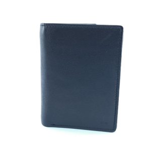 Cartera Monedero Piel Negro