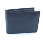 Americano Monedero Piel Negro