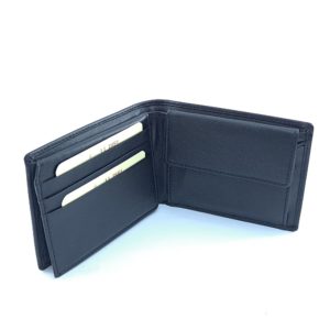Americano Monedero Piel Negro
