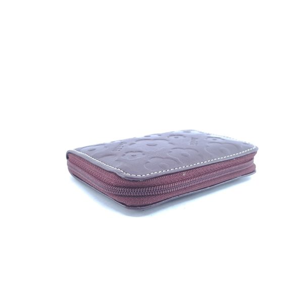 Monedero 1093 Piel Bufalo Amichi Burdeos - Imagen 3