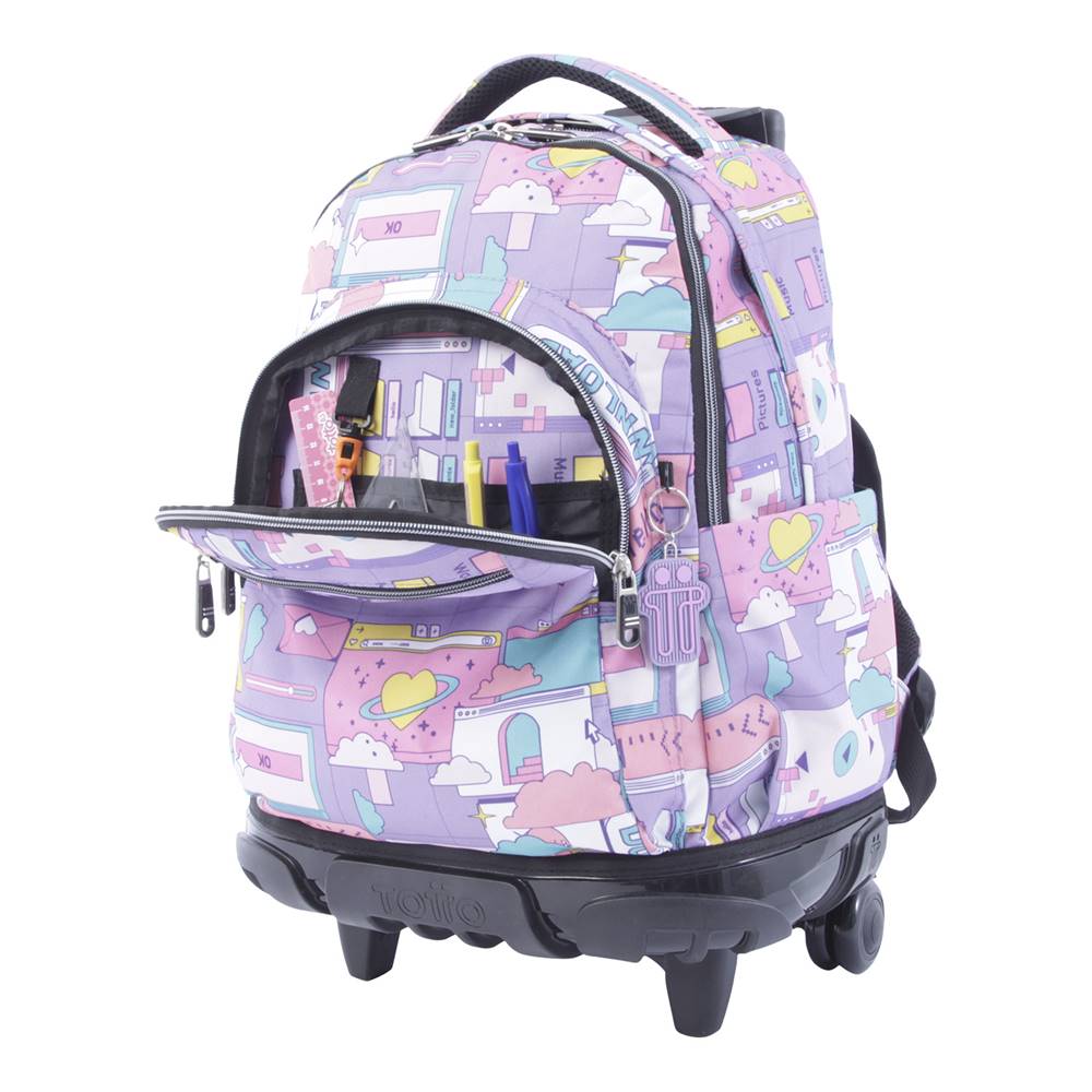 Mochila totto 2025 morada