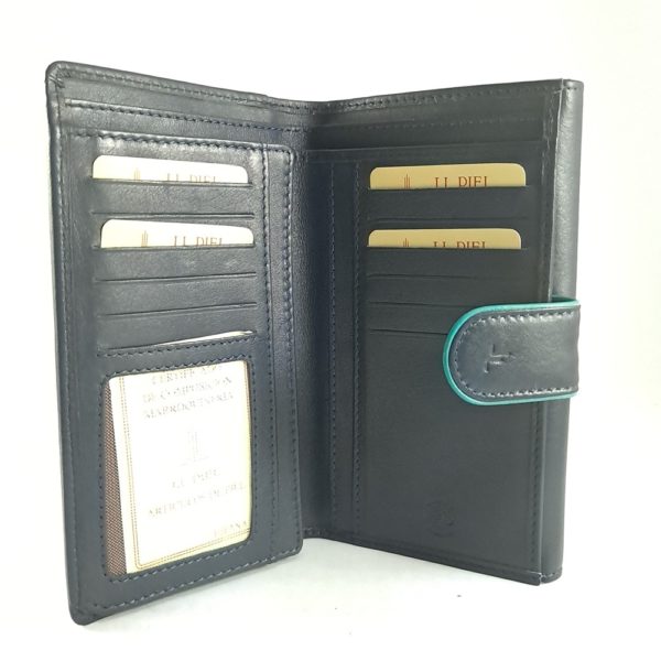 cartera monedero piel