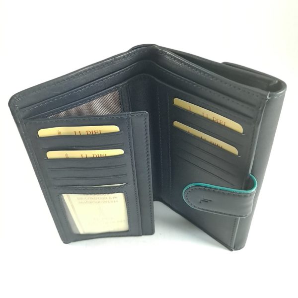 cartera monedero piel