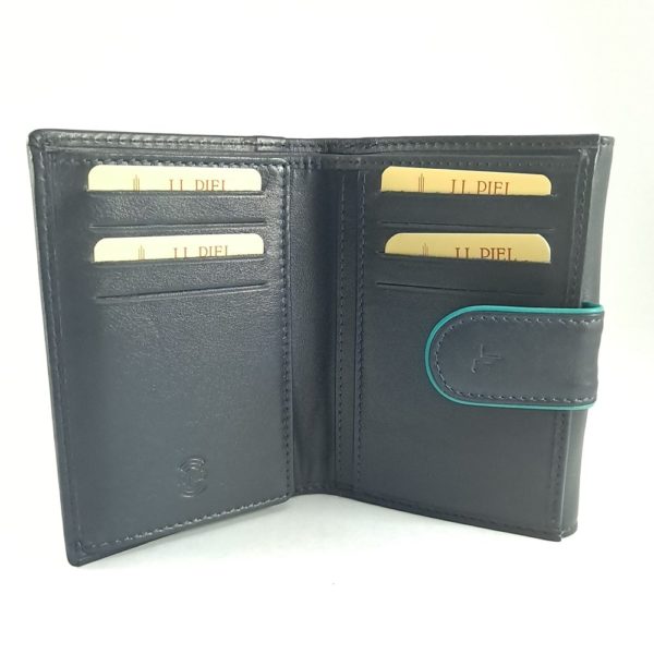 cartera monedero piel