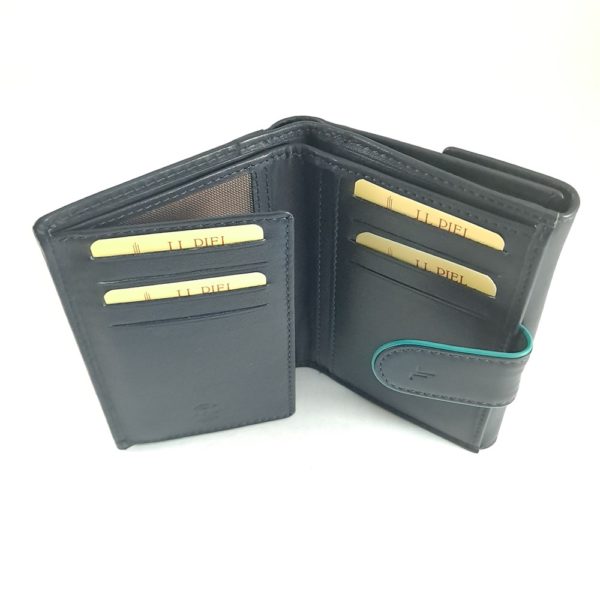 cartera monedero piel