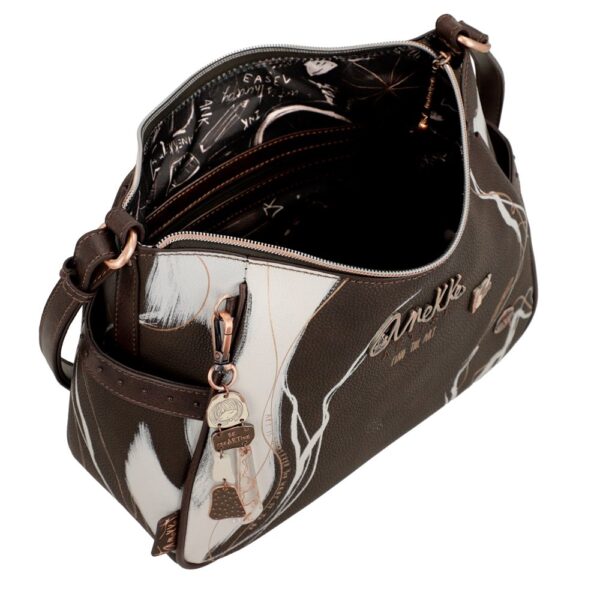 Bolso Bandolera 83002 Shodo Marron Anekke - Imagen 5