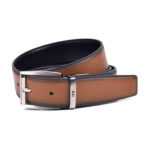 Cinturon Reversible 419 Piel Bellido Cuero Negro